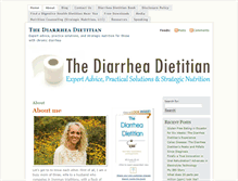 Tablet Screenshot of diarrheadietitian.com